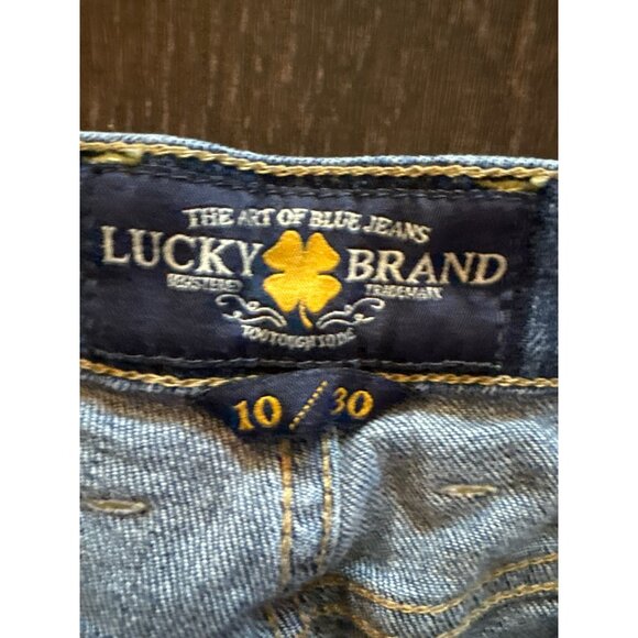 Lucky Brand Janet Sweet N Straight Crop Jeans Size 10/30 - Picture 5 of 9